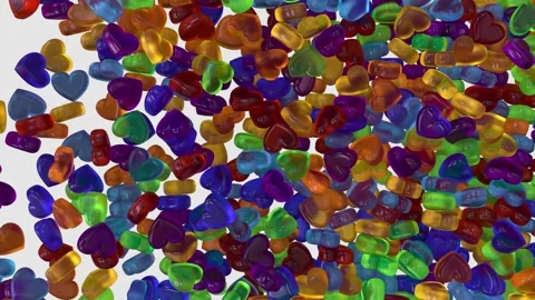 3D Heart Transition 動画素材 223227078