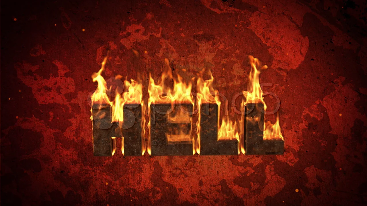 3d Hell Fire Animation Stock Video Pond5