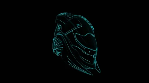 3D Helmet with alpha matte Stockbeeldmateriaal 44994938