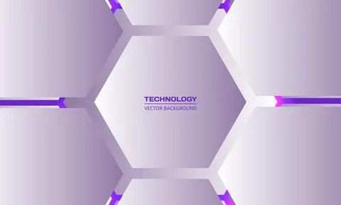 3d hexagonal technology abstract background. 스톡 일러스트