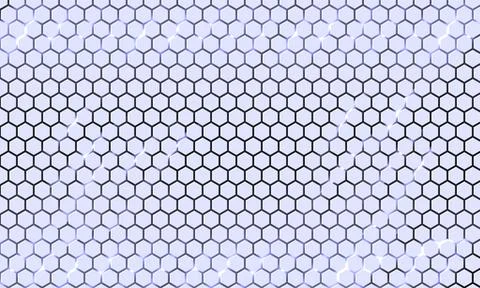 3d hexagonal technology abstract white background. 스톡 일러스트