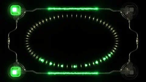 3d hi-tech background Stock Footage 90684227