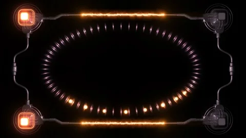 3d hi-tech background Stock Footage 90684234