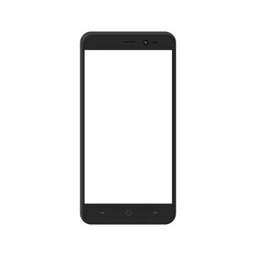 3d high quality vector mobile mockups. Ultra realistic smartphone. Device UI UX Stock Illustration