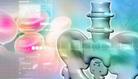3d hip in digital design Stock Illustration