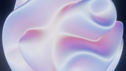 A 3D holographic background designed for creative projects, featuring a loope Stock Illustration
