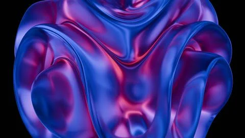 A 3D holographic background designed for creative projects, featuring a loope Stock Illustration