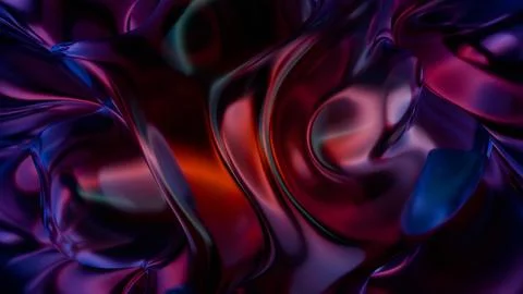 A 3D holographic background designed for creative projects, featuring a loope Stock Illustration