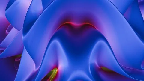 A 3D holographic background designed for creative projects, featuring a loope Stock Illustration