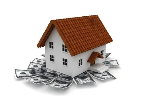 3d home image (high quality)  Stock Illustration