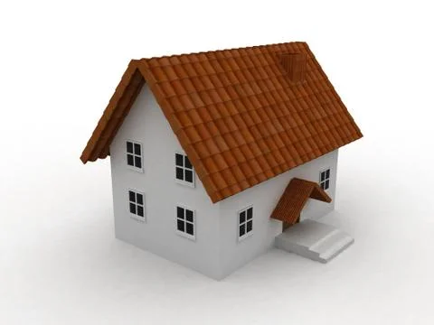 3d home image (high quality)  Stock Illustration