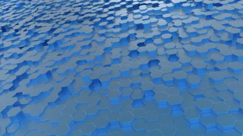 3d honeycomb abstract background Stock Illustration