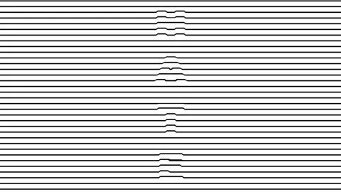 3d horizontal line effect typography hate scrolling text Stock Footage 246742220