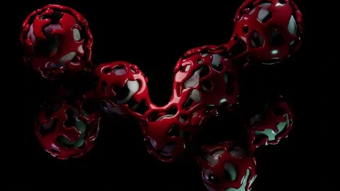 3D Horror Abstract Animation Stock Footage 250215701