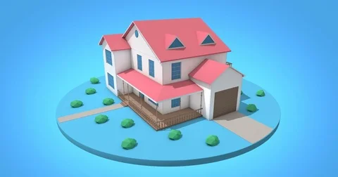 3d house Видео 69845694