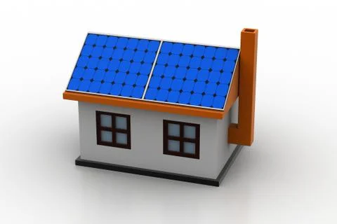 3d house model Free Stock Illustration