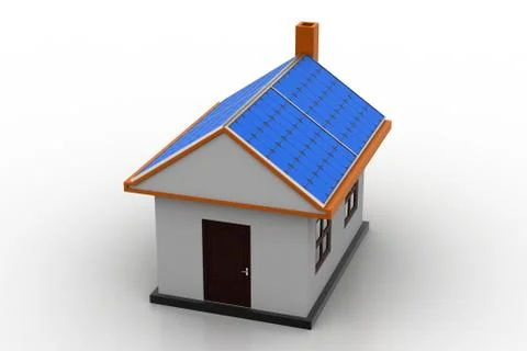 3d house model Free Stock Illustration