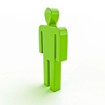 3d human figure Stock Illustration