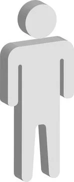 3D human icons concept evolution  personal growth, lectures psychology Stock Illustration