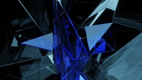 3d hyper cube rotate in virtual space Stock Footage 217684945