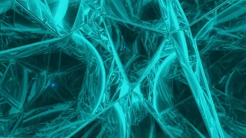 3d hyper cube rotate in virtual space Stock Footage 217685064