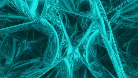 3d hyper cube rotate in virtual space Stock Footage 218126018