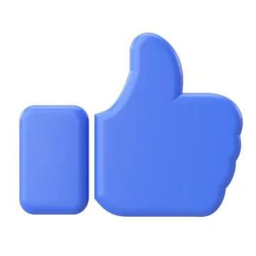 3D like icon. 3D element. Stock Illustration