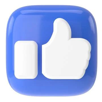 3D like icon. 3D icon. 3D illustration. Stock Illustration