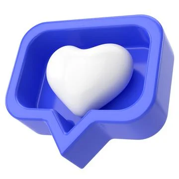 3D like icon. 3D icon. 3D illustration. Stock Illustration