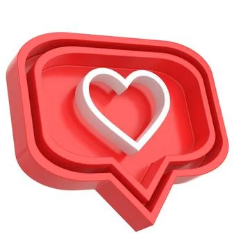 3D like icon. 3D icon. 3D illustration. Stock Illustration