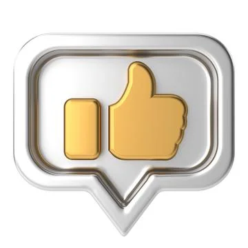 3D like icon. 3D icon. 3D illustration. Stock Illustration