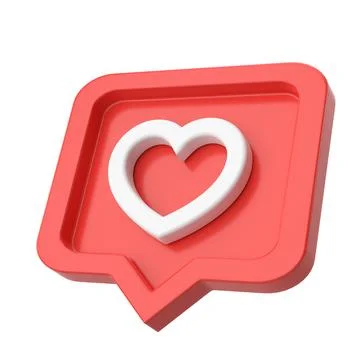 3D like icon. 3D icon. 3D illustration. Stock Illustration
