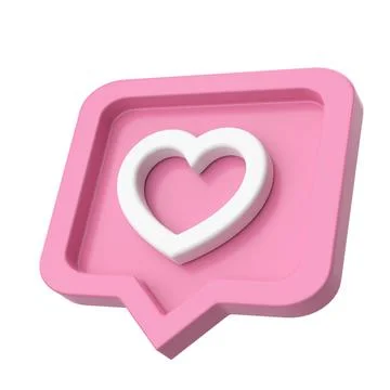 3D like icon. 3D icon. 3D illustration. Stock Illustration