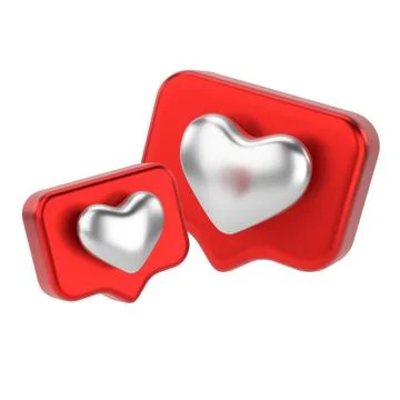 3D like icon. 3D icon. 3D illustration. Stock Illustration