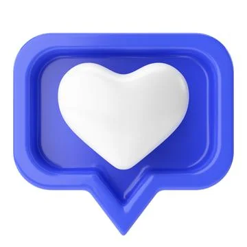 3D like icon. 3D icon. 3D illustration. Stock Illustration