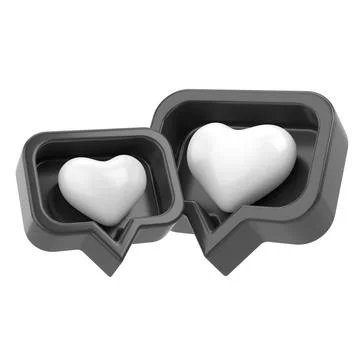 3D like icon. 3D icon. 3D illustration. Stock Illustration