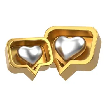 3D like icon. 3D icon. 3D illustration. Stock Illustration