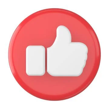3D like icon. 3D illustration. Stock Illustration