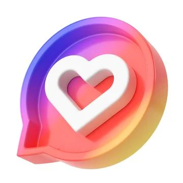 3D like icon. 3D illustration. Stock Illustration