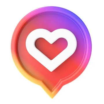 3D like icon. 3D illustration. Stock Illustration