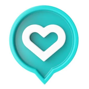 3D like icon. 3D illustration. Stock Illustration