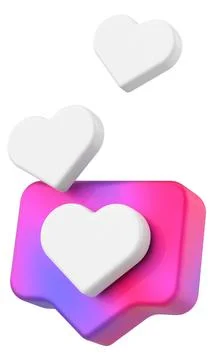 3D like icon. 3D illustration. Stock Illustration