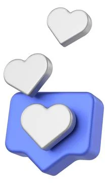 3D like icon. 3D illustration. Stock Illustration