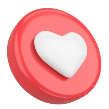 3D like icon. 3D illustration. Stock Illustration