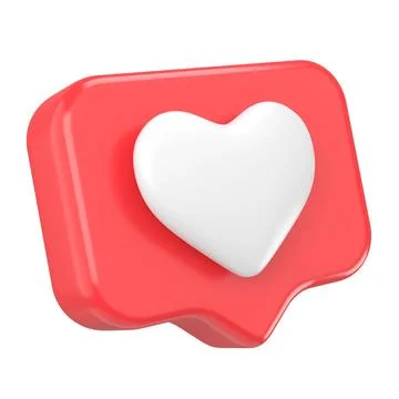 3D like icon. 3D illustration. Stock Illustration