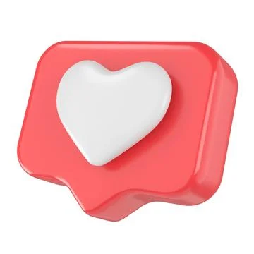 3D like icon. 3D illustration. Stock Illustration
