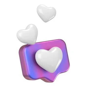 3D like icon. 3D illustration. Stock Illustration