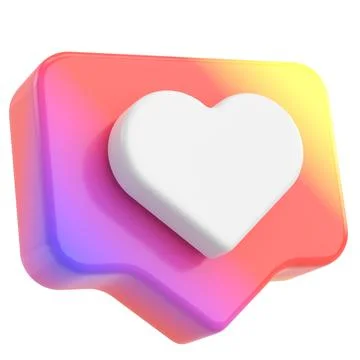 3D like icon. 3D illustration. Stock Illustration