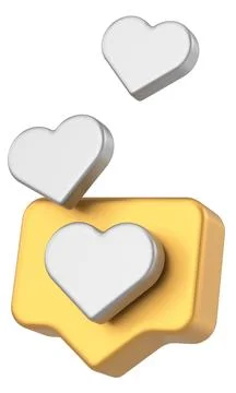 3D like icon. 3D illustration. Stock Illustration
