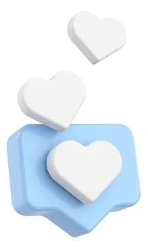 3D like icon. 3D illustration. Stock Illustration